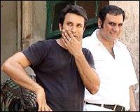 Director Homi Adajania with Boman Irani