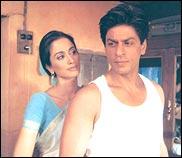 Gayatri Joshi and Shah Rukh Khan in Swades