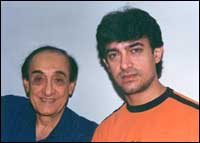 Tahir Hussain with Aamir Khan