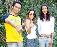 Malaika Arora Khan with Bhawna and Swapnil