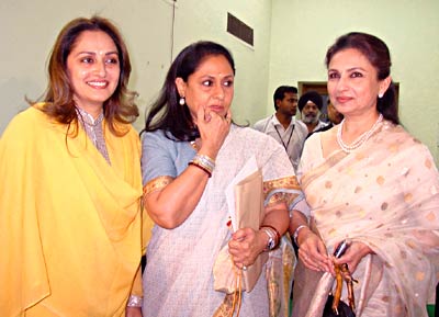 Jaya Pradha, Jaya Bachchan, and Sharmila Tagore