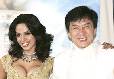 Mallika Sherawat with Jackie Chan