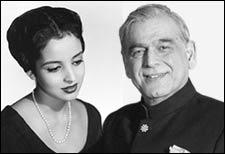 Leela Naidu and Ismail Merchant