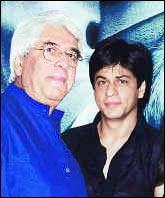 Aziz Mirza and Shah Rukh Khan