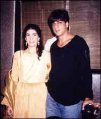Tushna with SRK
