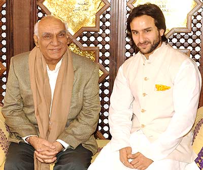 Yash Chopra and Saif Ali Khan