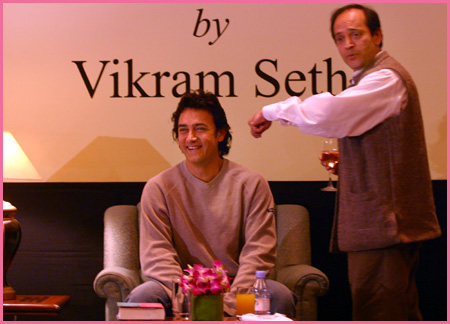 Aamir Khan and Vikram Seth