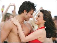 Saif Ali Khan and Preity Zinta in Salaam Namaste