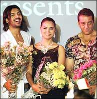 John Abraham, Lara Dutta and Sanjay Dutt