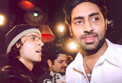 Hrithik Roshan, Dabboo Ratnani, Abhishek Bachchan