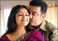 Kamalinee Mukherjee and Kamal Haasan