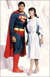 Christopher Reeve and Margot Kidder in Superman