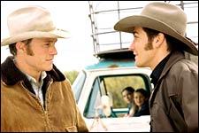 A still from Brokeback Mountain