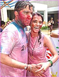 Varun Badola with Rajeshwari