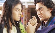 Kajol and Aamir Khan in Fanaa