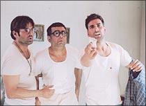 Suniel Shetty, Paresh Rawal and Akshay Kumar