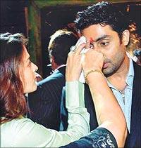 Aishwarya Rai and Abhishek Bachchan