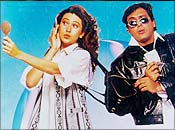 Karisma Kapoor and Govinda in Hero No 1