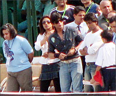 Priyanka Chopra and Shah Rukh Khan