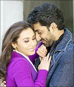 Rani Mukerji and Abhishek Bachchan in KANK