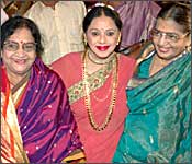 Padmini (centre) at Surya-Jyotika's wedding