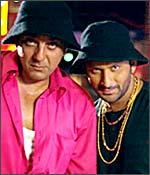 A still from Lage Raho Munnabhai