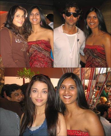 Reader Shraddha Reddy with Isha, Hrithik and Ash