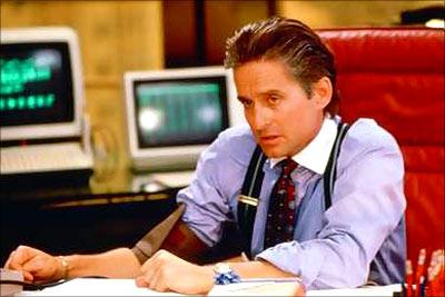 Michael Douglas in Wall Street