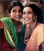 Konkona Sen Sharma and Rani Mukerji in Lagaa Chunari Mein Daag