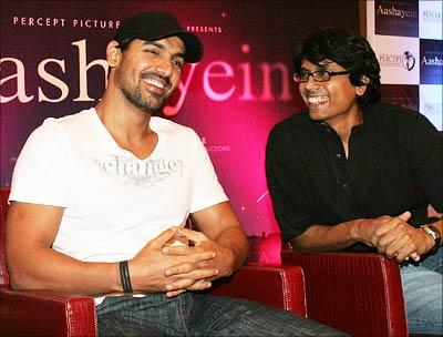 John Abraham with Nagesh Kukunoor