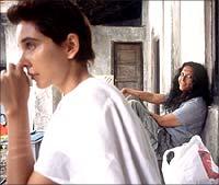 Lisa Ray and Deepa Mehta in Water