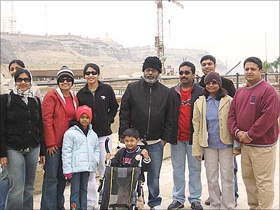 Singer Hariharan with Sandhya Devas and her family