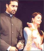 Abhishek Bachchan with Aishwarya Rai