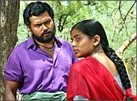 A still from Paruthiveeran