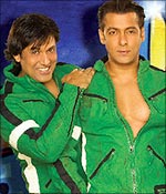 Govinda and Salman Khan in Partner