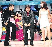 A still from the upcoming David Dhawan flick, IPartner/I