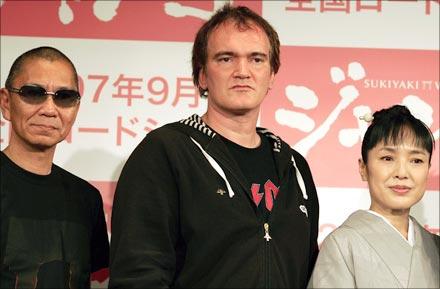 Takashi Miike, Quentin Tarantino and Japanese actress Kaori Momoi