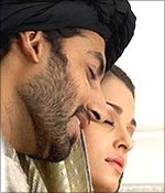 Abhishek Bachchan and Aishwarya Rai in Umrao Jaan