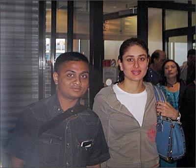 Bhavik Mehta with Kareena Kapoor