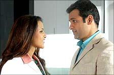 Neha Dhupia and Rohit Roy in Delhii Heights