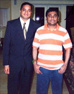 Rediff Reader Ajai A with AR Rahman