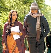 Preity Zinta and Amitabh Bachchan in The Last Lear