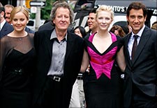 Abbie Cornish, Geoffrey Rush, Cate Blanchett, and Clive Owen