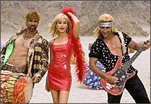 Akshay Kumar, Kareena Kapoor and Saif Ali Khan in Tashan