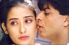 Manisha Koirala and Shah Rukh Khan in Dil Se