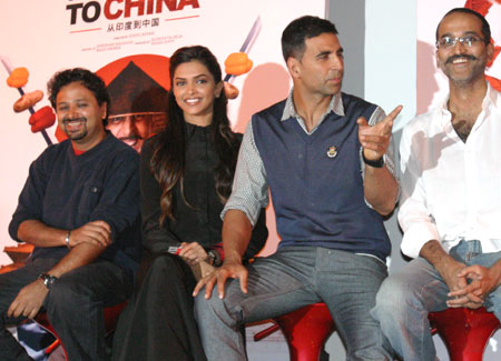 Nikhil Advani, Deepika Padukone, Akshay Kumar and Rohan Sippy