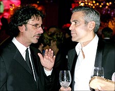 Joel Coen and George Clooney