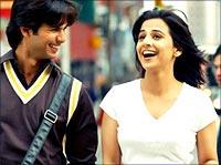 Shahid Kapur and Vidya Balan in Kismat Konnection