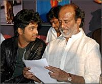 Prakash with Rajnikanth