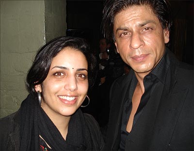 Reader Sherry Kizhukandayil sent us a photograph of Shah Rukh Khan [Images] 